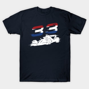 We Race On! 33 [Flag] T-Shirt